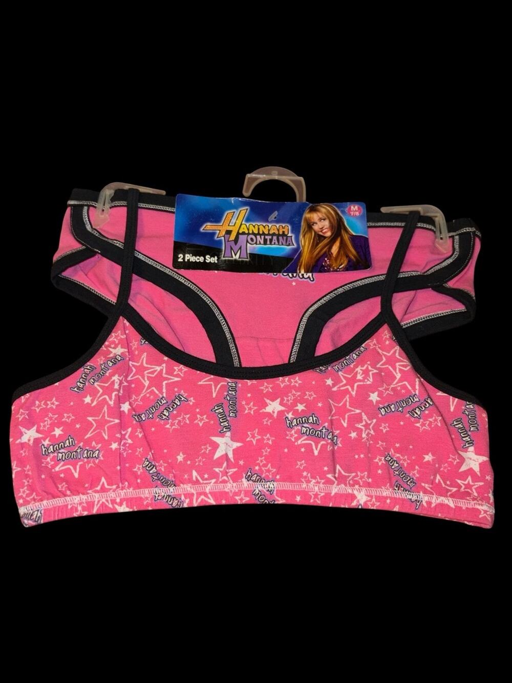 Hannah Montana Pink Star Sports Bra Set